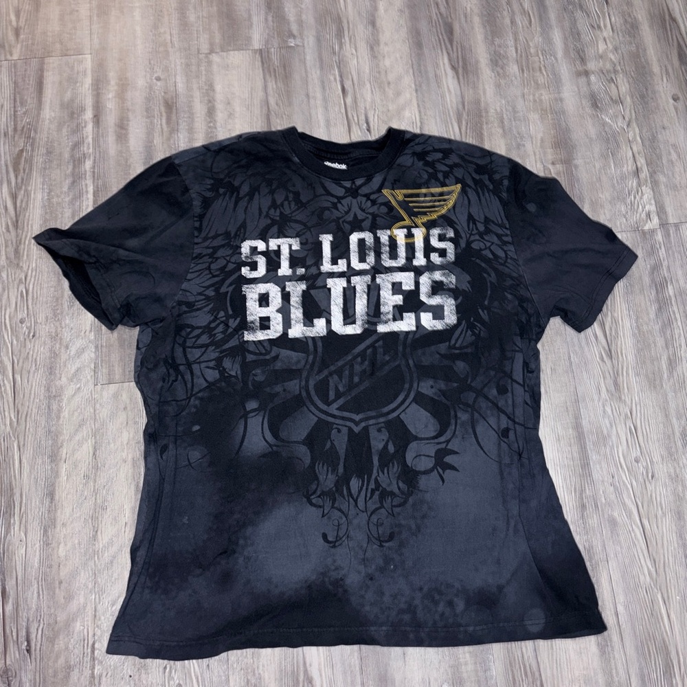 Reebok Black St. Louis Blues Tee